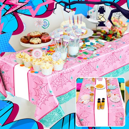 3 Pack Spider Tablecloth Birthday Party (3 Count)