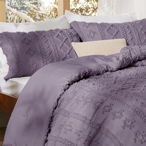 Tufted Boho Comforter Set Twin Size