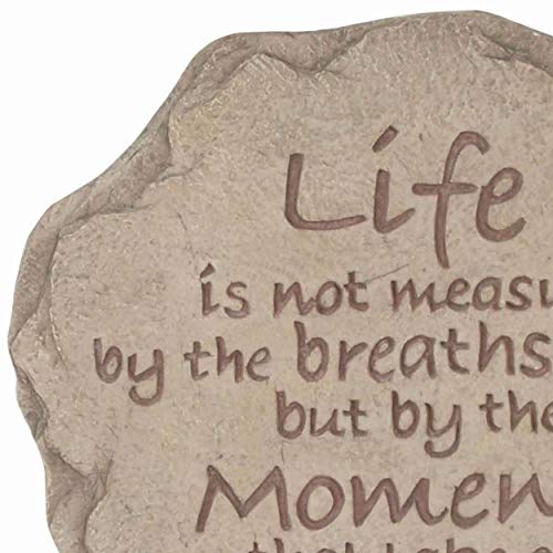 Garden Décor Life Is Not Measured Stepping Stone