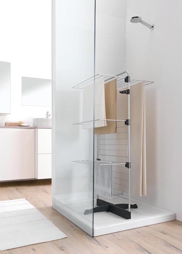 Metaltex Clothes Drying Rack Thunder 22 m Grey