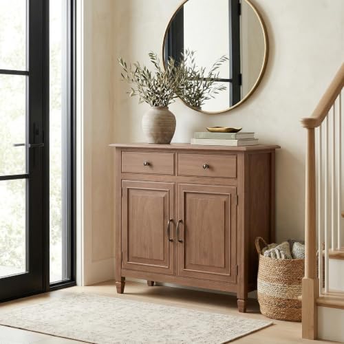 Connaught 40" Solid Wood Cabinet in Medium Saddle Brown