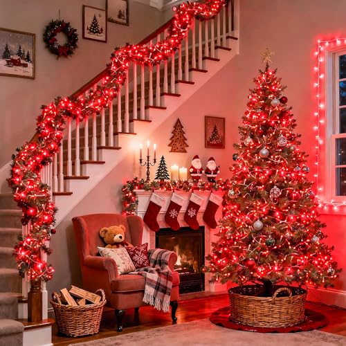 400 LED Red Christmas Lights (132 Foot)