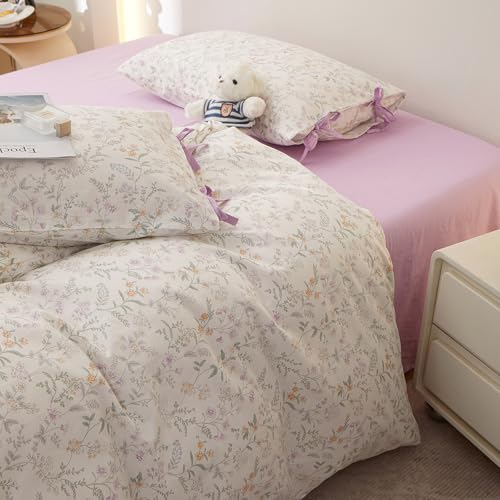 Vintage Floral Comforter Set Queen