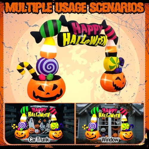 6FT Height Halloween Inflatables Trunk or Treat Car Decorations
