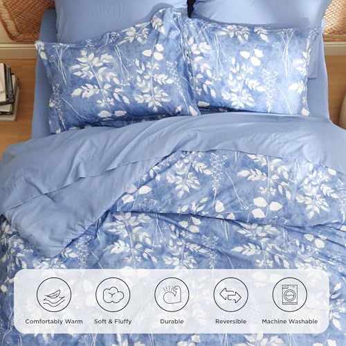 Floral Blue Comforter Set