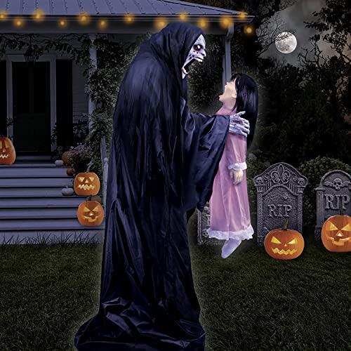 Soul Sucker Demon Reaper with Child by Tekky (6.2' Soul Sucking Reaper)