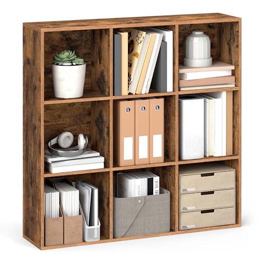 Bookshelf 9 Cubes Storage Organizer