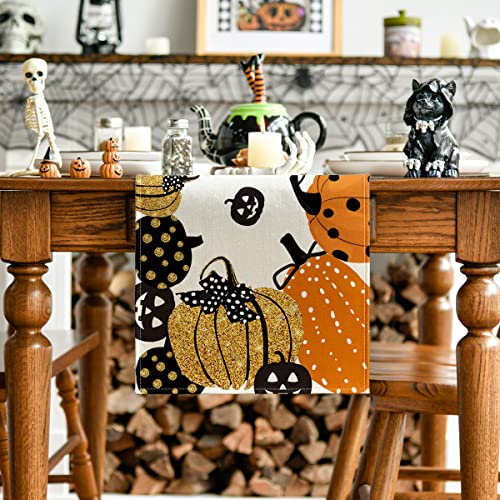 210 GSM Halloween Table Runner Home Party Decor 13x48 Inch