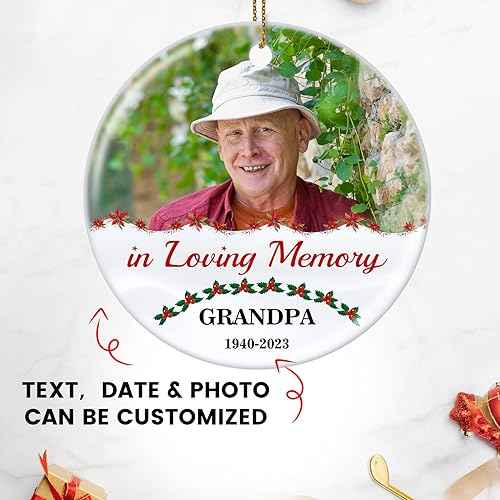 Personalized Memorial Christmas Ornament