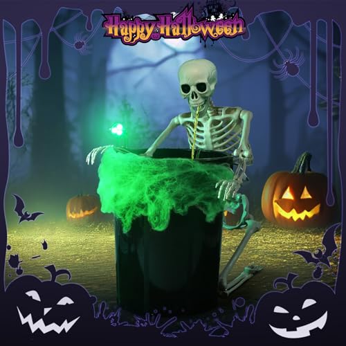 Halloween Puking Skeleton Vomiting Decoration Lawn Outdoor