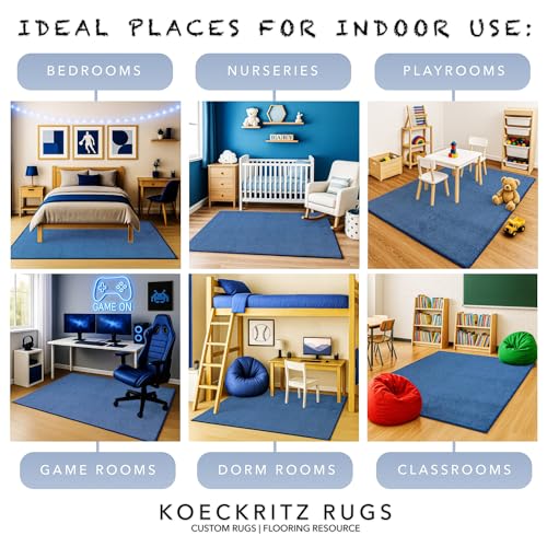 Soft & Colorful 5' x 7' Kids Classroom Area Rug