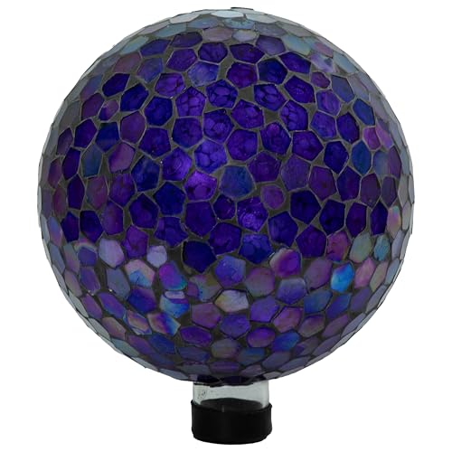 Sunnydaze 10" Mosaic Glass Gazing Ball for Garden