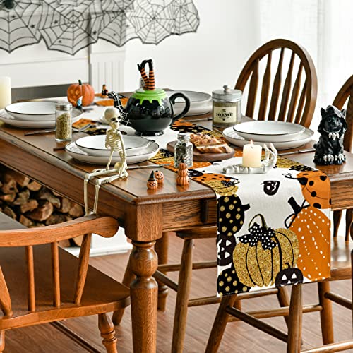210 GSM Halloween Table Runner Home Party Decor 13x48 Inch