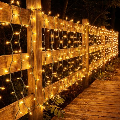 Gold Christmas Lights 300 Count 69.6ft Incandescent String Lights
