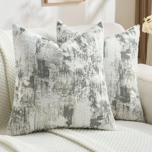 Pack of 2 Faux Cashmere Throw Pillow Covers 16x16 Inch (2 Count)