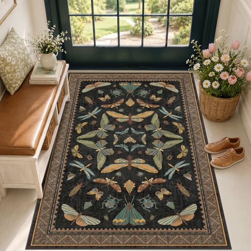 3x5 Entryway Rug Non Slip Washable (15 Sq Ft)