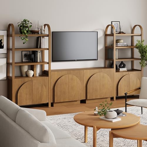 Iris Sideboard and Bookcase Set (4 Count)