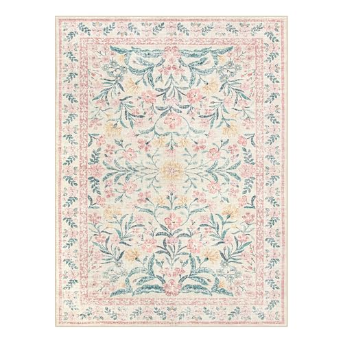 Floral Large Rugs for Living Room (108 Sq Ft)