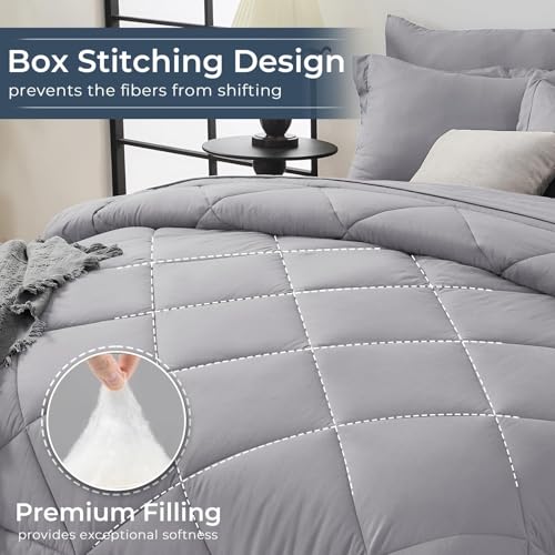 7 Piece Oversized Queen Comforter Set