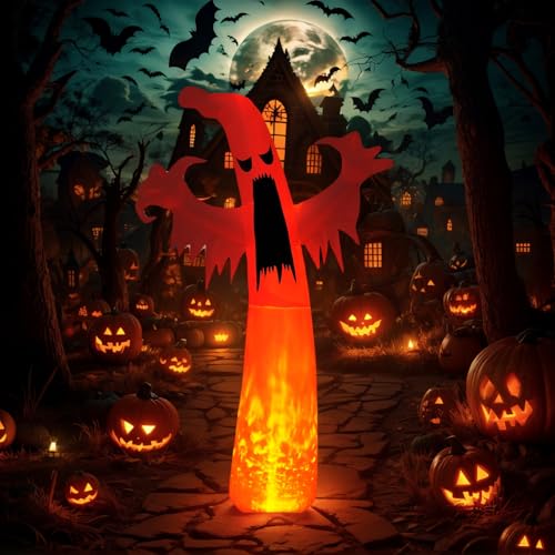 Halloween Inflatable Ghost Decoration (12FT Giant White Ghost)