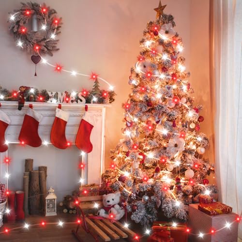 Solar Christmas Lights Outdoor Waterproof (66 Foot)