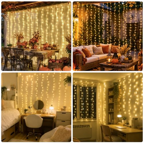 304 LED Curtain Lights Outdoor (9.8 Foot)