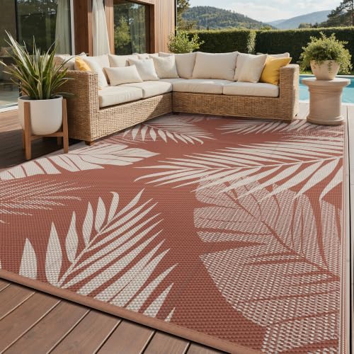 Outdoor Rug Waterproof Plastic Rugs for Patio (80 Sq Ft)