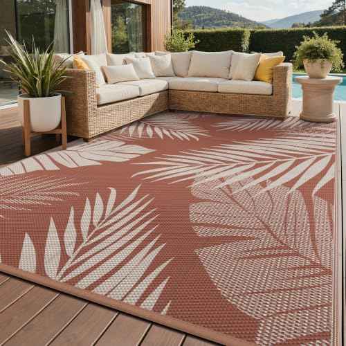 Outdoor Rug Waterproof Plastic Rugs for Patio (108 Sq Ft)