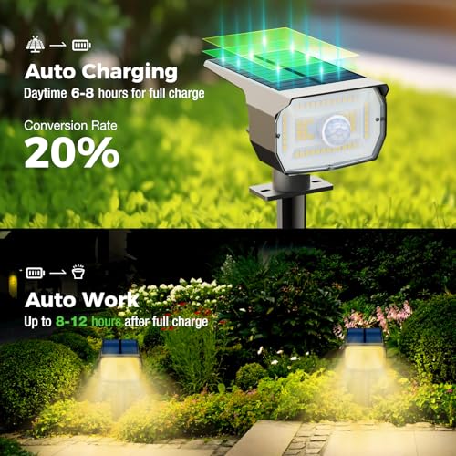 Solar Lights Outdoor Waterproof (6 Count)