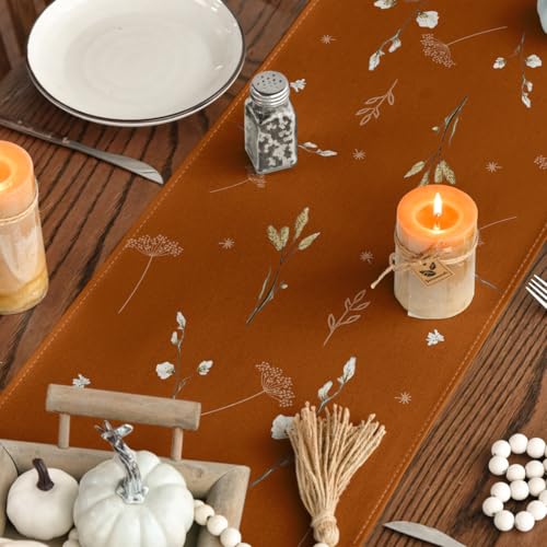 210 GSM Fall Table Runner Home Party Decor 13x60 Inch