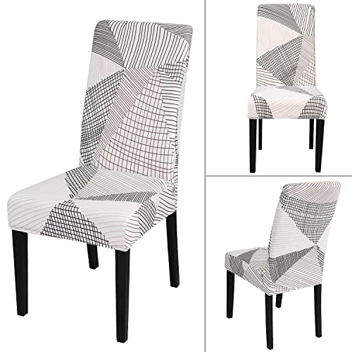 White Chair Covers for Dining Room Set of 4