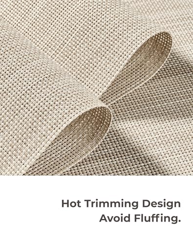 Beige White Placemats Set of 4 (4 Count)