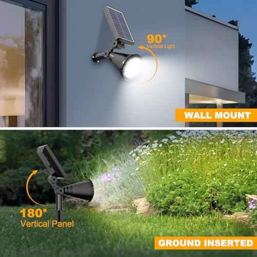 Solar Lights Outdoor Waterproof Spot Lights (3 Count)