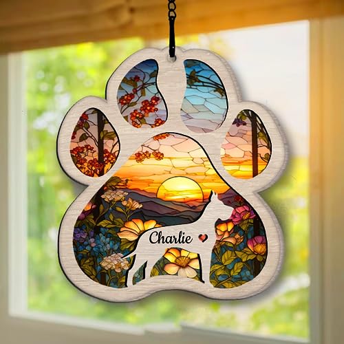 Personalized Great Dane Suncatcher Dog Memorial Gifts