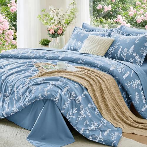 Ice Blue Full Comforter Set