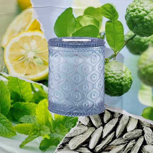 Citrus Mint Scented Candles for Home (6 Ounce)