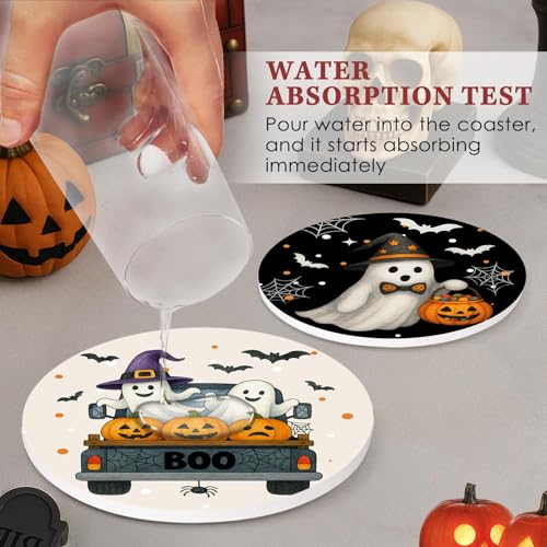 Halloween Coasters for Drinks (6 Count)