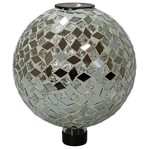 Sunnydaze Solar Gazing Ball for Garden