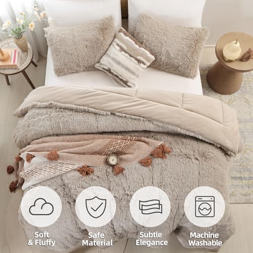 Fluffy Full Size Comforter Set