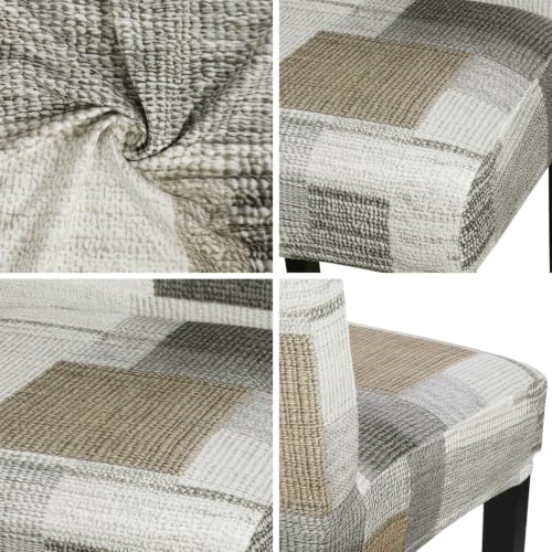 Pattern Chair Covers for Dining Room Set of 4