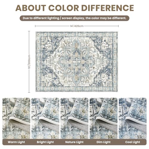 10x14 Area Rugs for Living Room (140.07 Sq Ft)