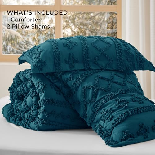 Tufted Boho Comforter Set California King