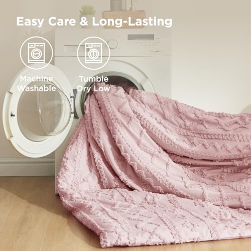 Tufted Boho Comforter Set Twin Size