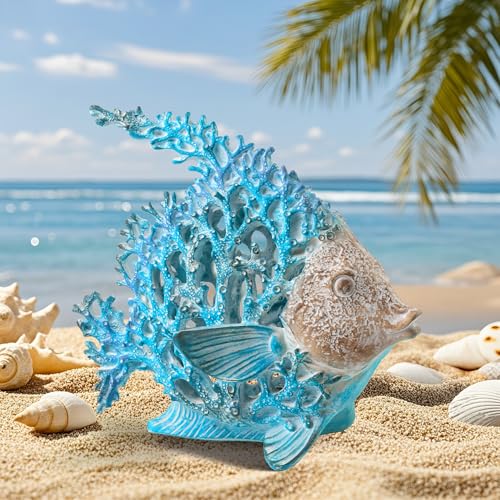 Beach Coastal Coral Reef Angelfish Home Office Bathroom Decor Gift (500 Count)
