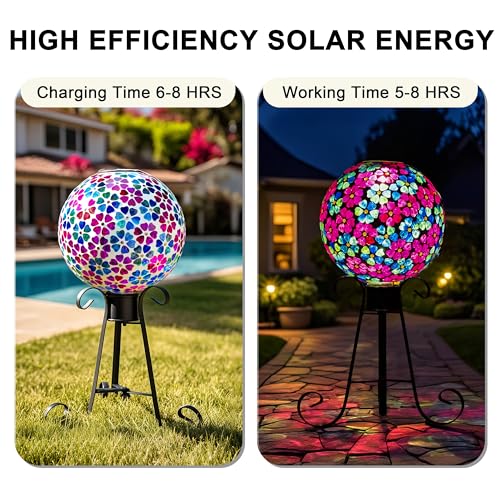 Mosaic Solar Gazing Ball