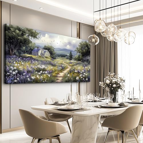 Large Wall Decor For Living Room Canvas Wall Art For Office Wall Decorations For Bedroom Garden Painting Artwork Room Home Decor 24x48 In