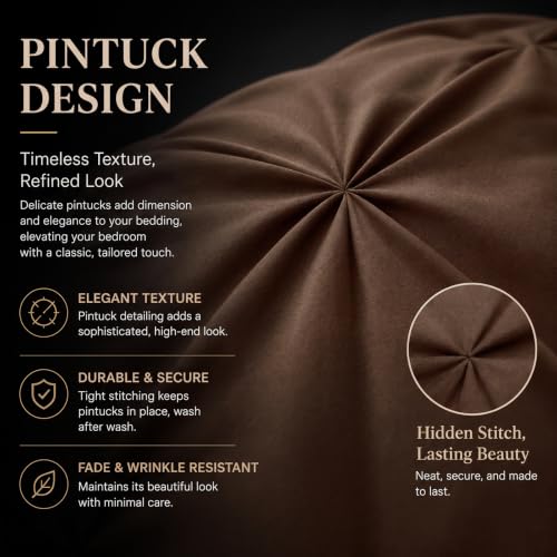 King Size Comforter Set Brown