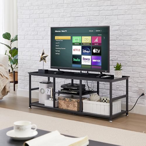 TV Stand with Power Outlets for Televisions up to 55 Inch