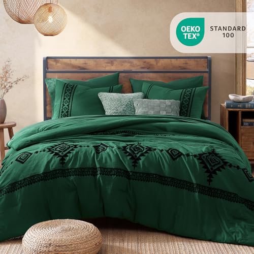Embroidery King Size Comforter Set 7 Pieces Western Bed in a Bag