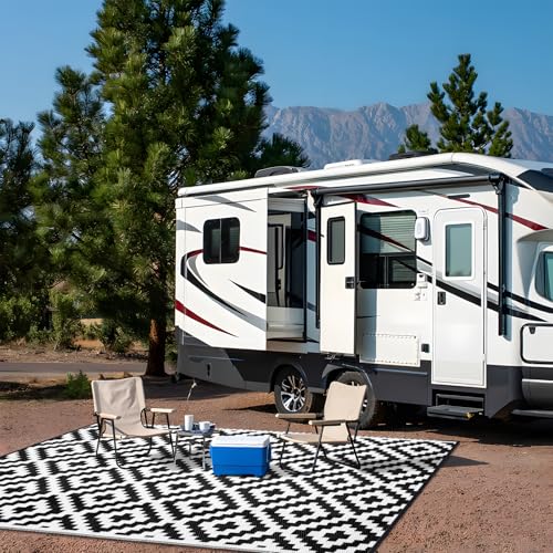 Outdoor Rug 9x18 ft Waterproof Reversible Mat
